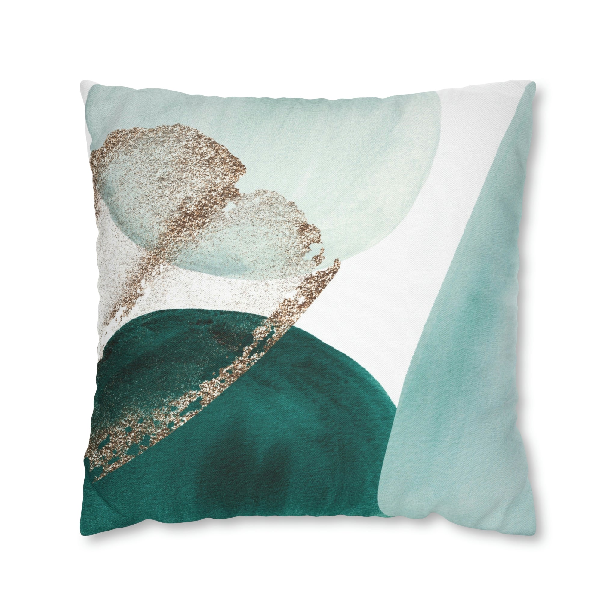 Teal decorative pillows fashion