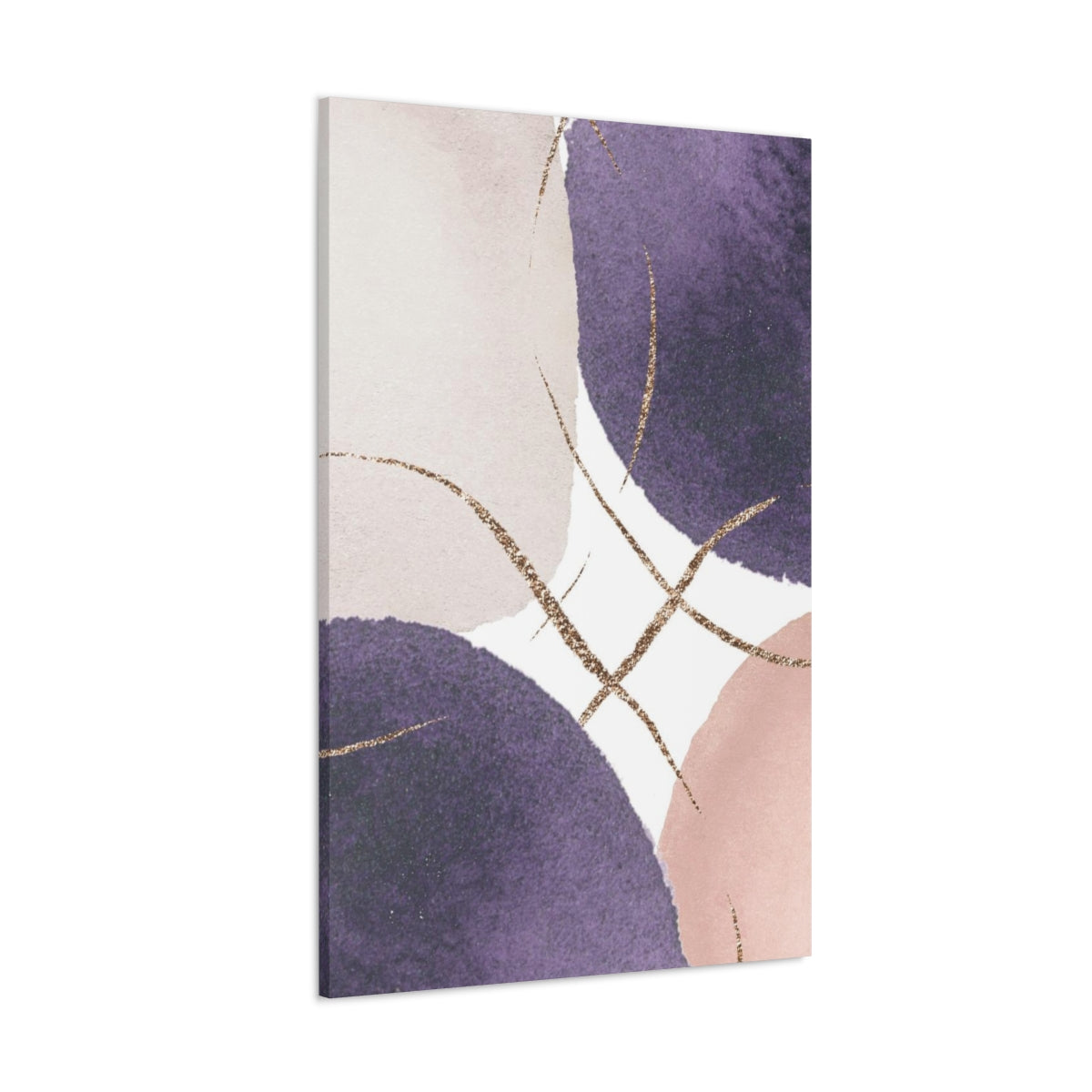 Abstract Wall Canvas Print | Purple Pink