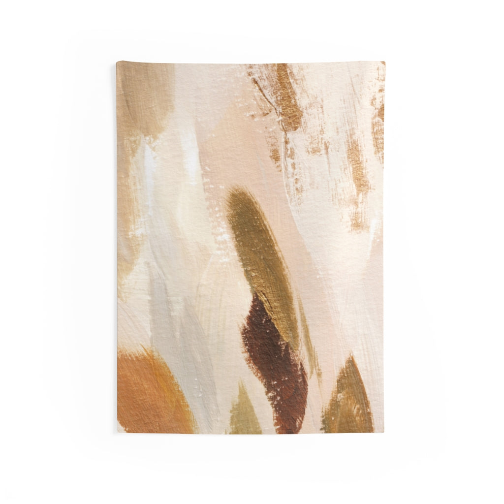 Abstract Tapestry | Beige Yellow White Green