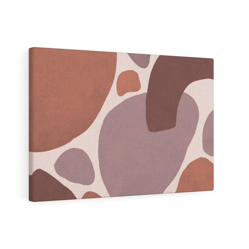 Abstract Canvas Art | Terracotta Beige Red