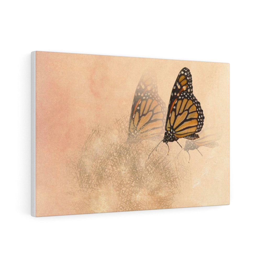 WHIMSICAL WALL CANVAS ART | Terracotta Gold Butterfly