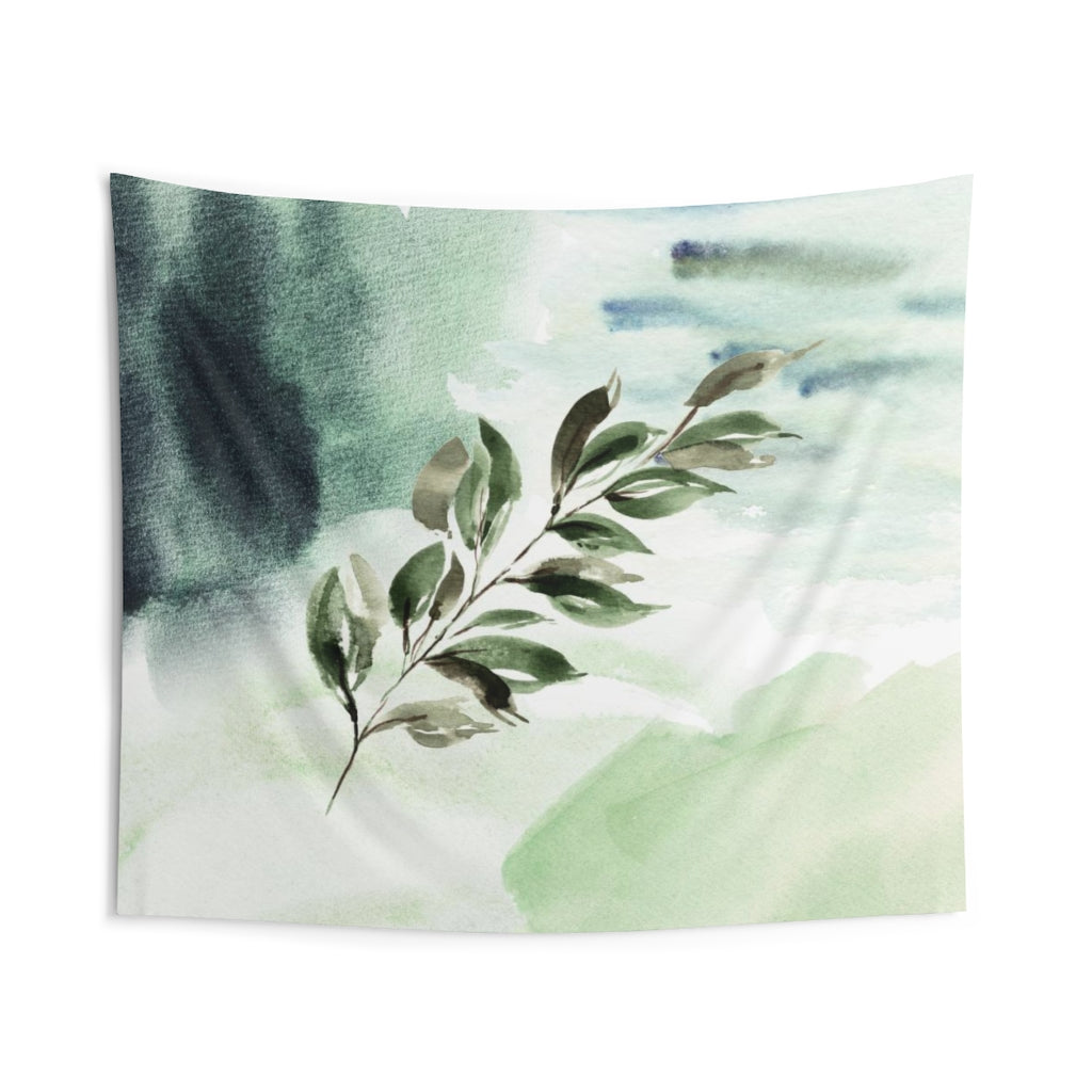 Floral Tapestry | Green Lime White