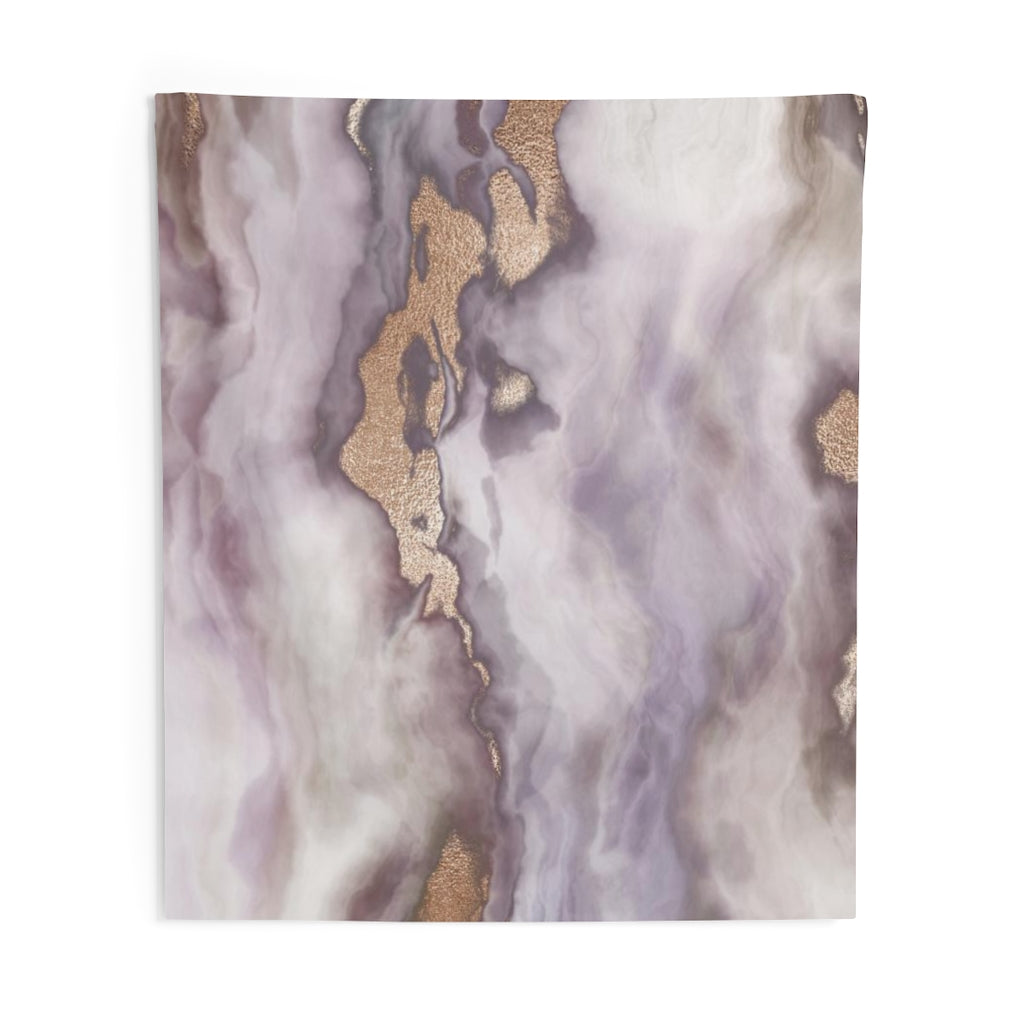 Abstract Tapestry | Lavender Beige Gold