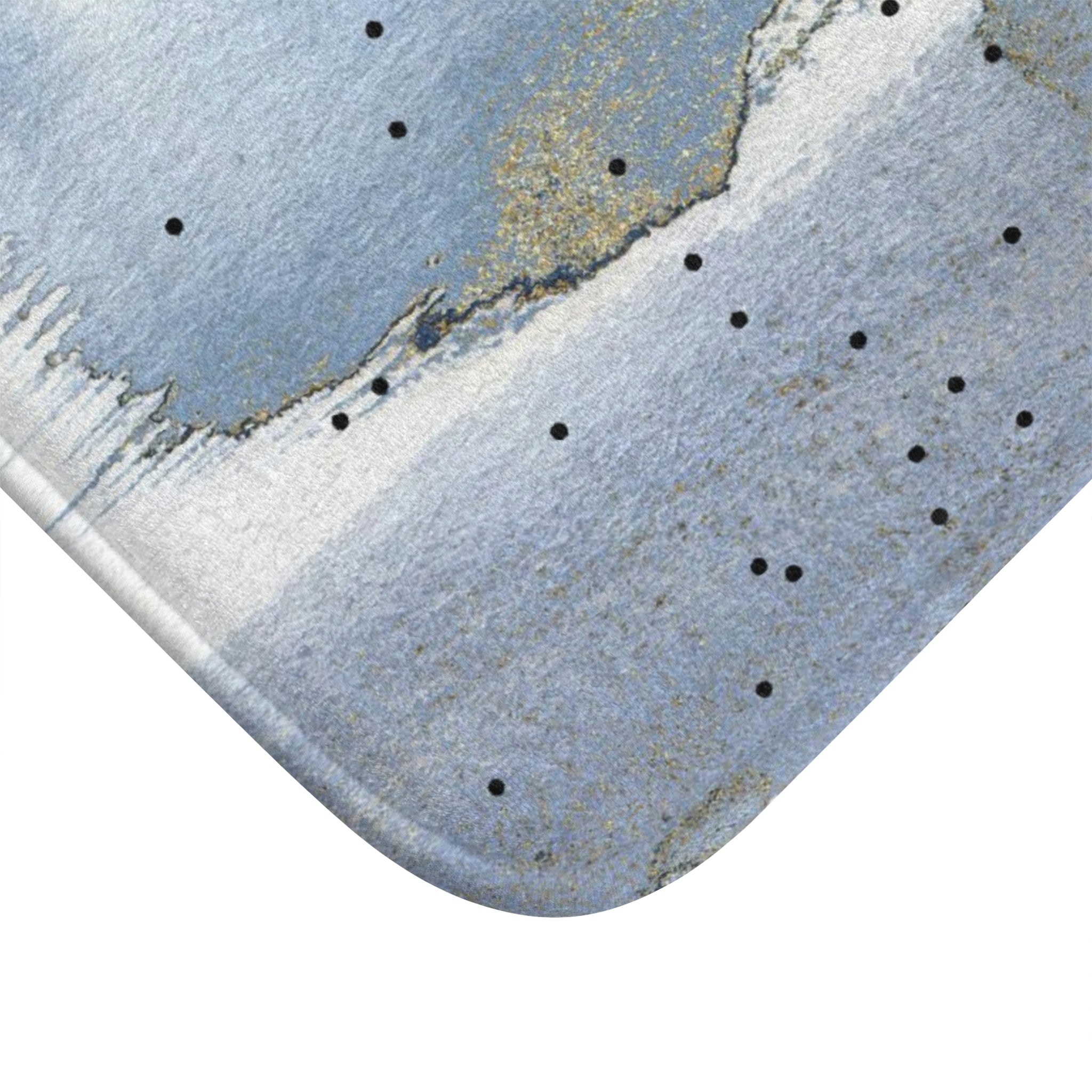 Ombre Bath Mat | Navy Sky Blue, Beige