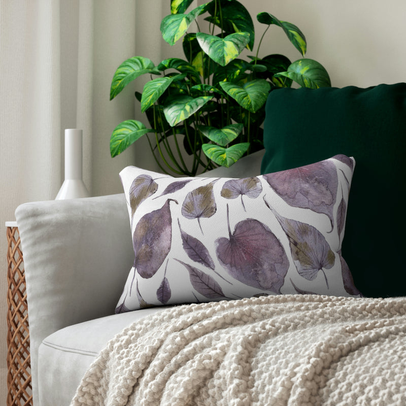 Lumbar Pillow | Lavender Leaves