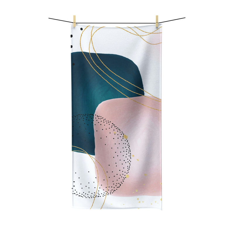 colorful unique print bath towel