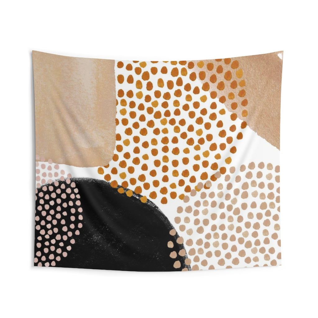 Abstract Tapestry | Yellow Rust Black White