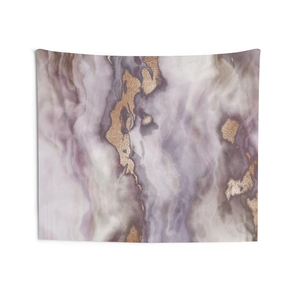 Abstract Tapestry | Lavender Beige Gold