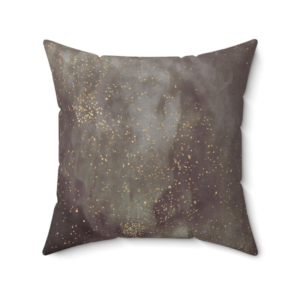 Abstract Pillow Cover | Brown Gold