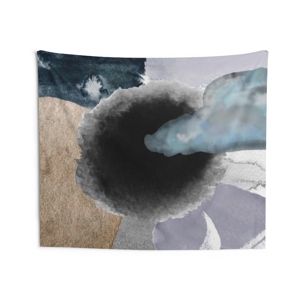 Abstract Tapestry | Beige Blue Grey