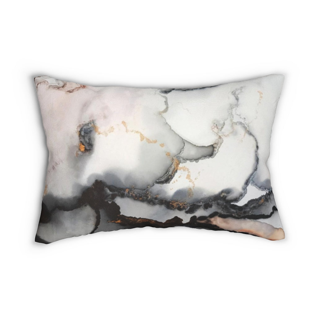 Lumbar rectangle throw pillow