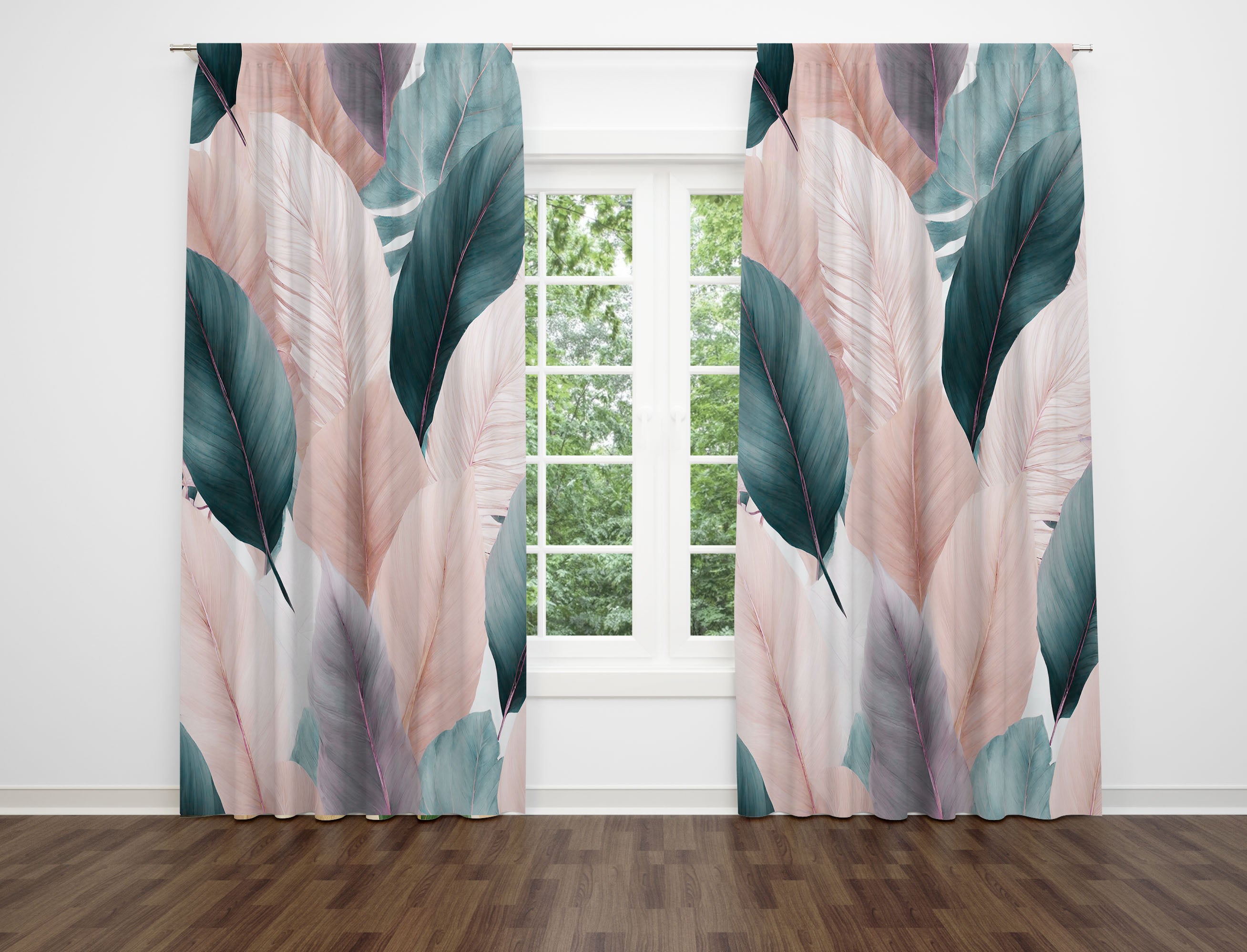 modern abstract, unique window curtains