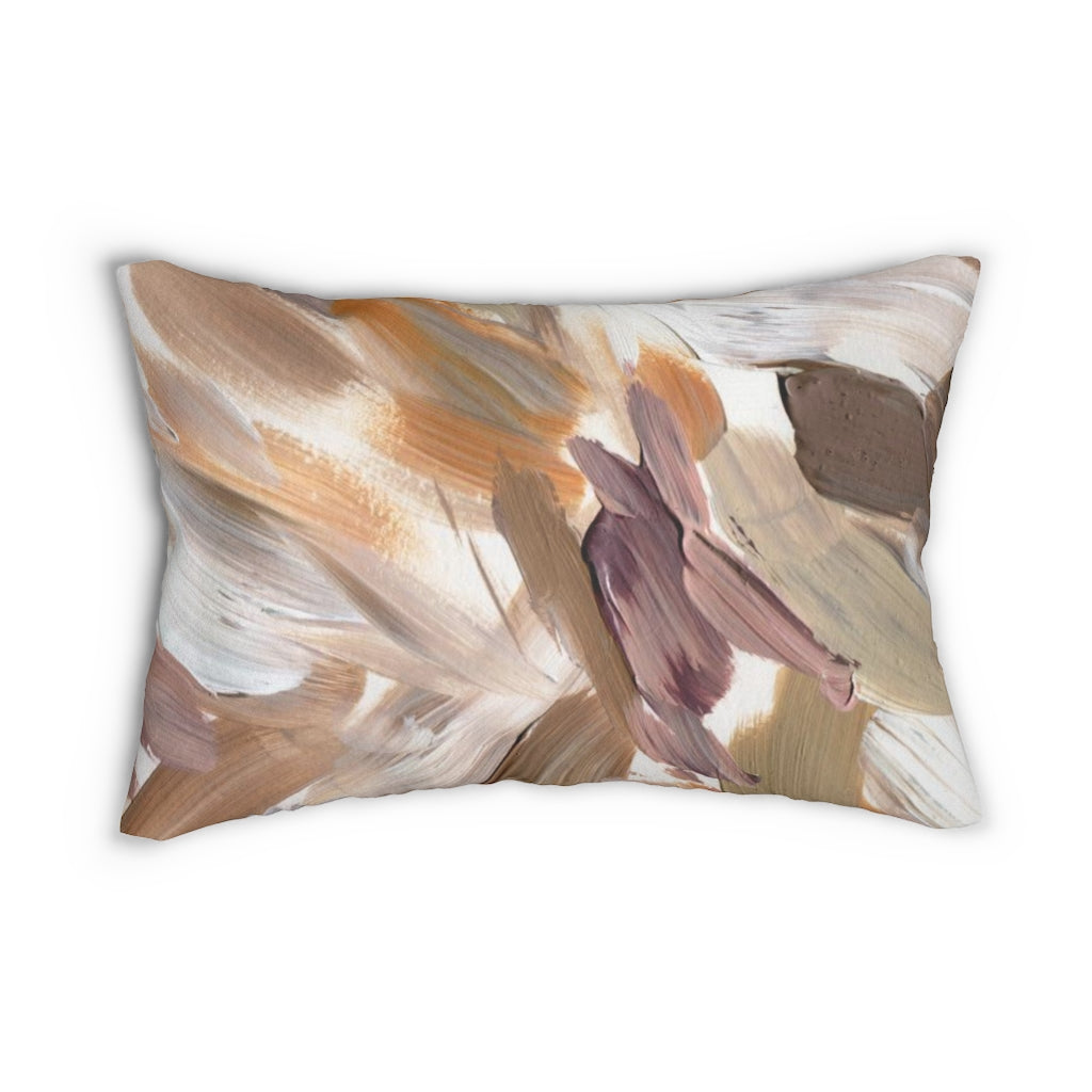 Lumbar rectangle throw pillow