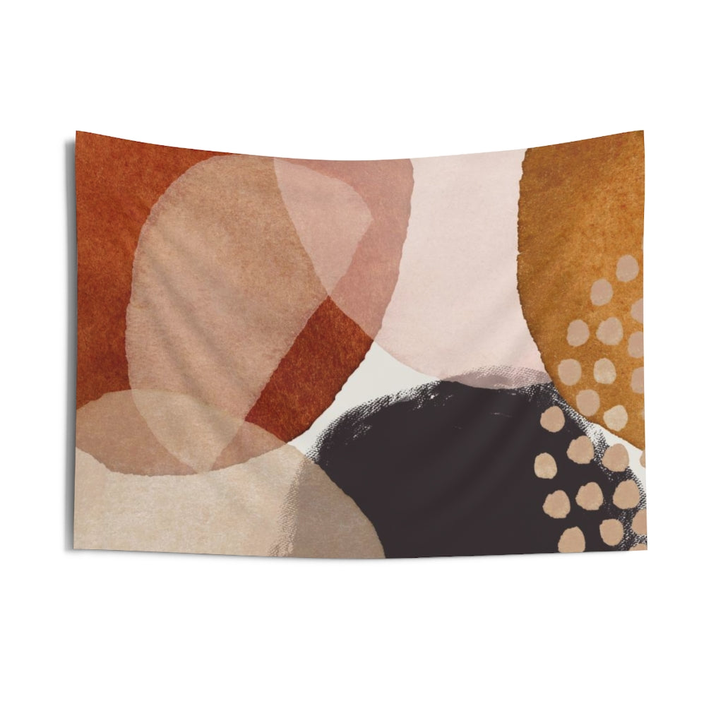 Abstract Tapestry | Rust Beige Brown