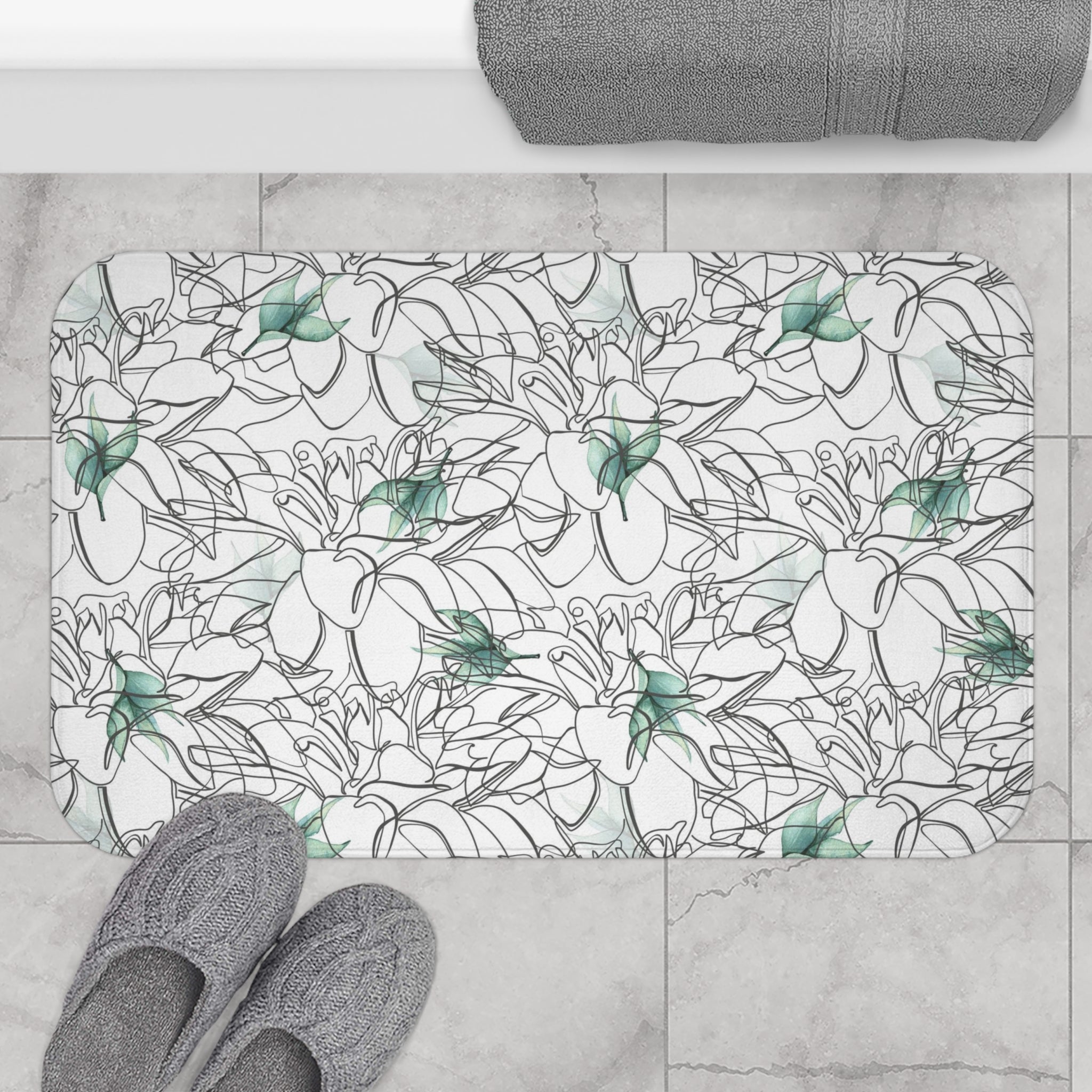 bathroom rug