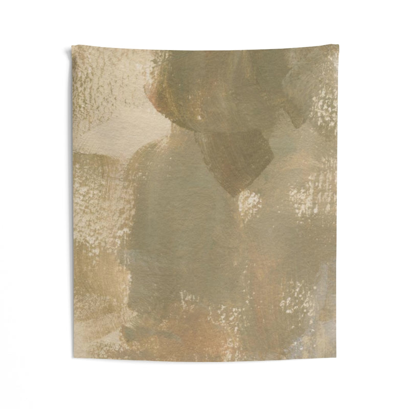 Abstract Tapestry | Khaki Green Beige