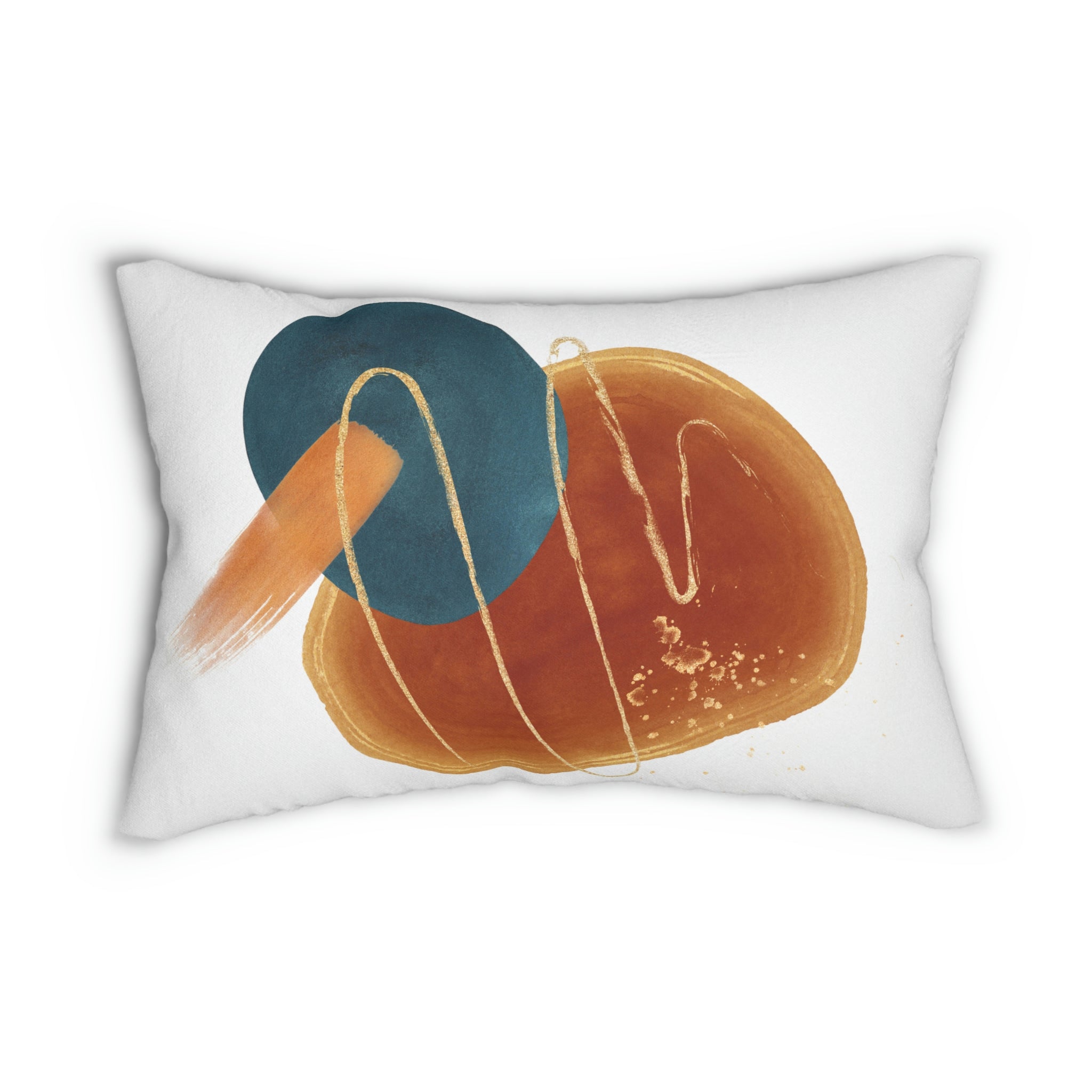 Lumbar rectangle throw pillow