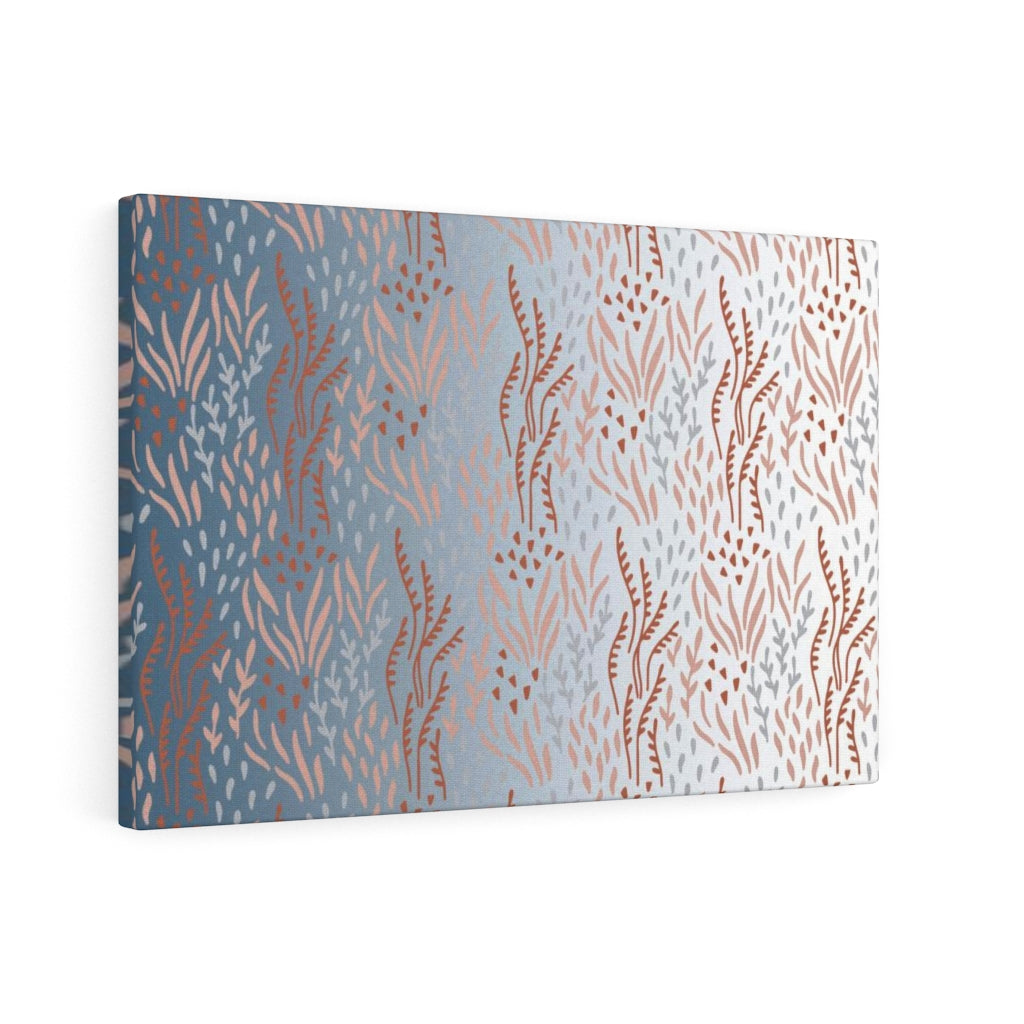 FLORAL CANVAS ART | Blue Ombre