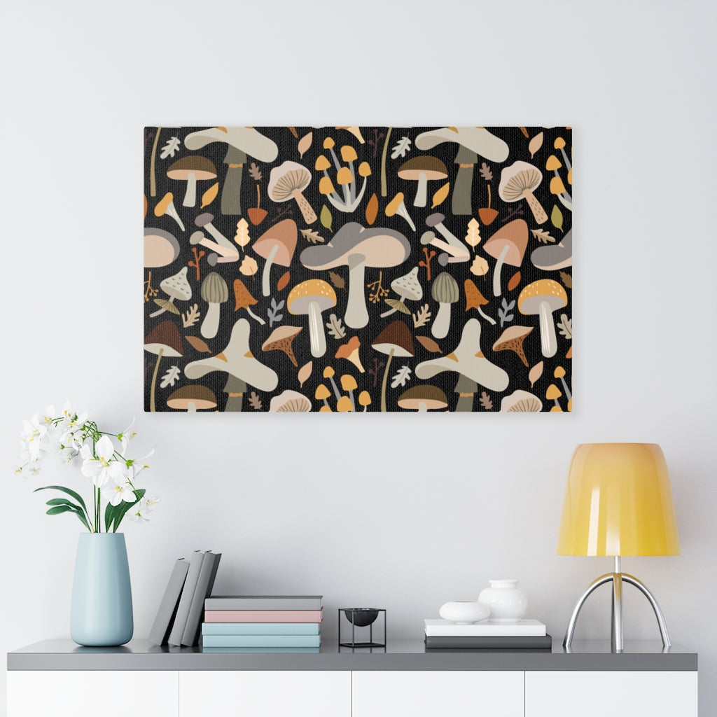 WHIMSICAL CANVAS ART | Black Grey Beige