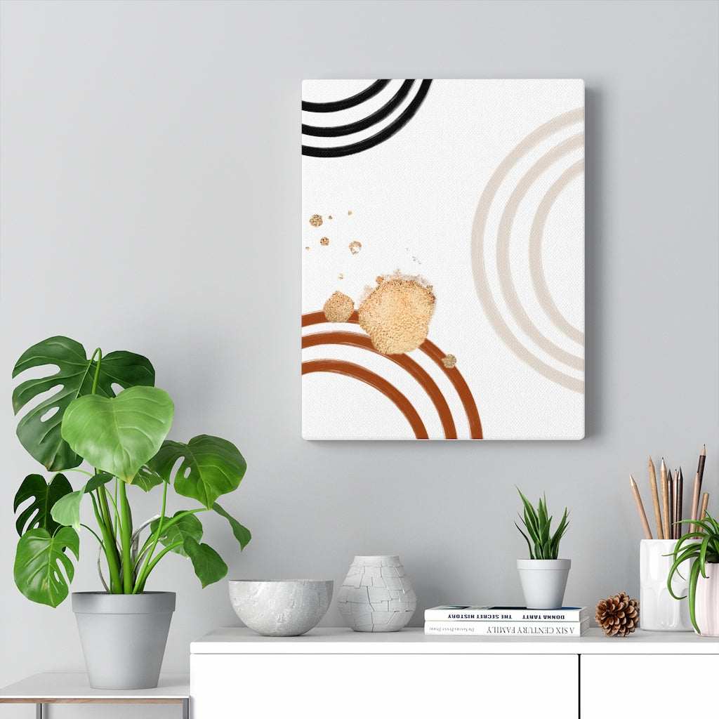 Boho Southwestern | Mid Century Canvas Watercolor Wall Art