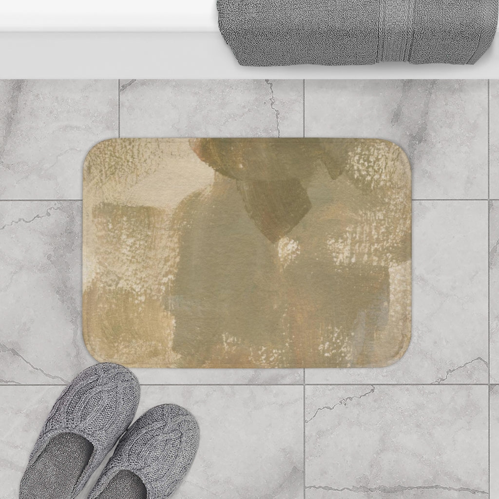 Terracotta Bath Mat | Beige Khaki Green