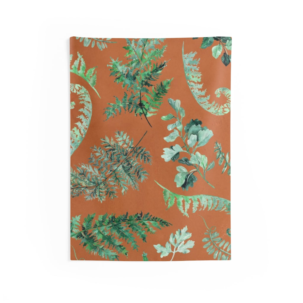 Floral Tapestry | Rust Terracotta Green