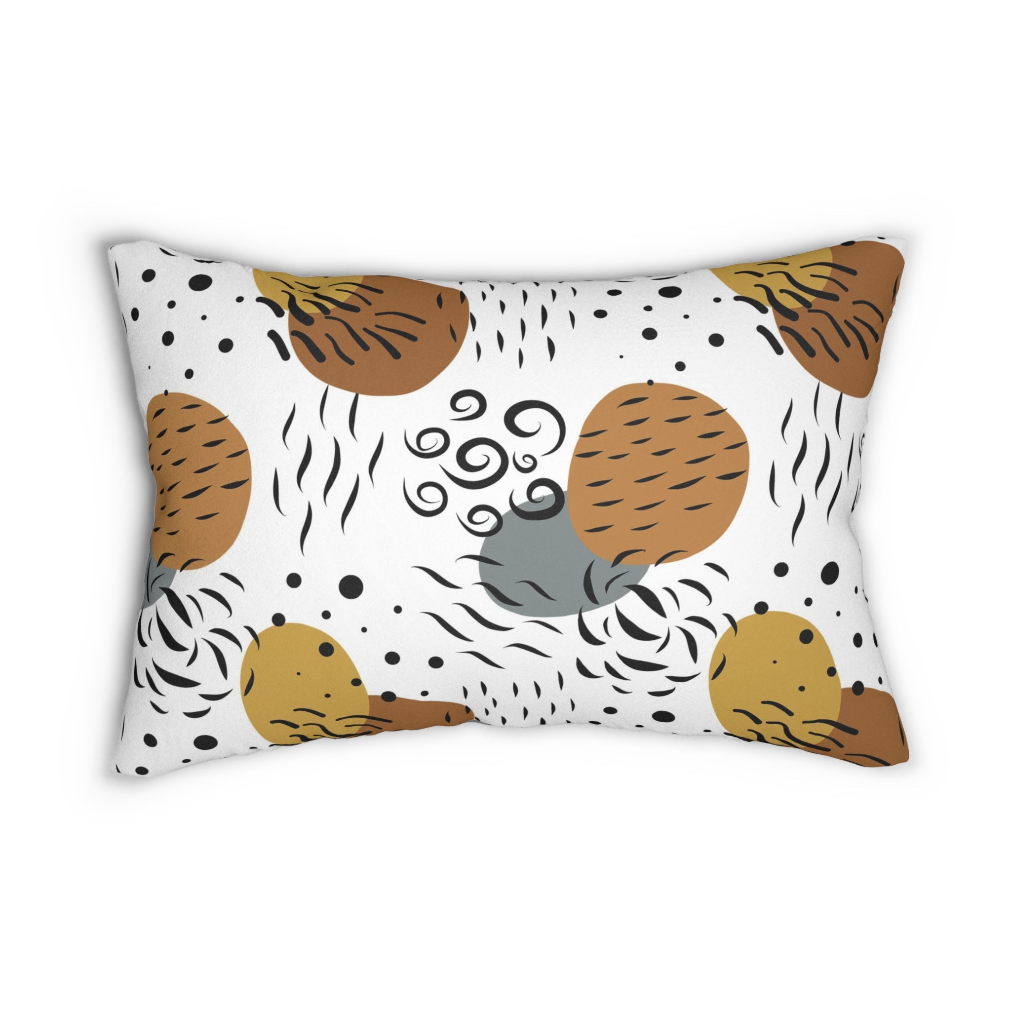 Lumbar rectangle throw pillow