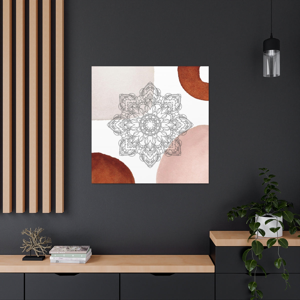 Abstract Wall Canvas Print | Mandala