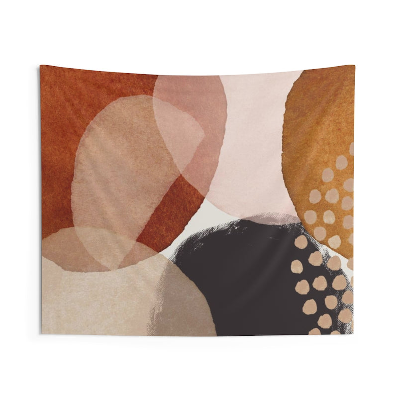 Abstract Tapestry | Rust Beige Brown