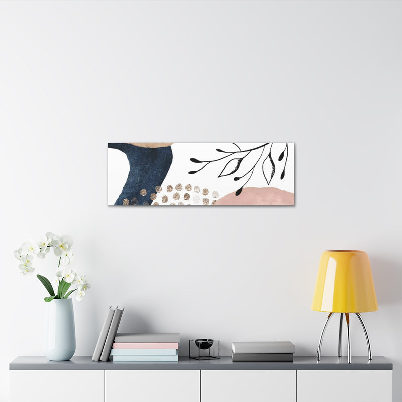 Abstract Wall Canvas Print | Hygge Blush Pink