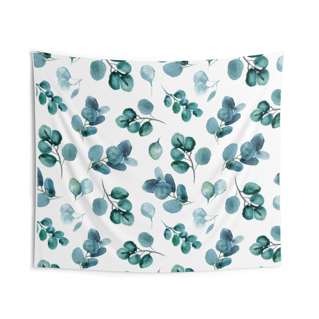 Floral Tapestry, Teal Eucalyptus