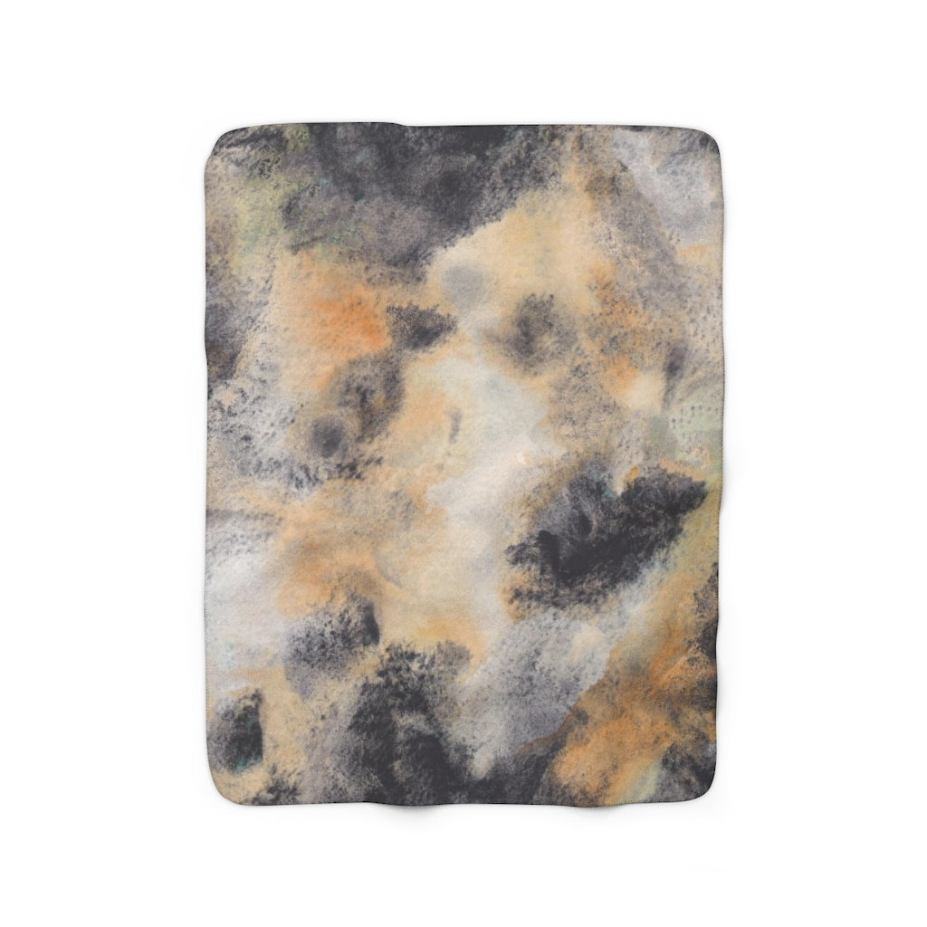 modern abstract cozy blanket