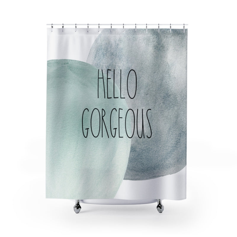 Shower Curtain | Soft Green Ombre | Hello Gorgeous