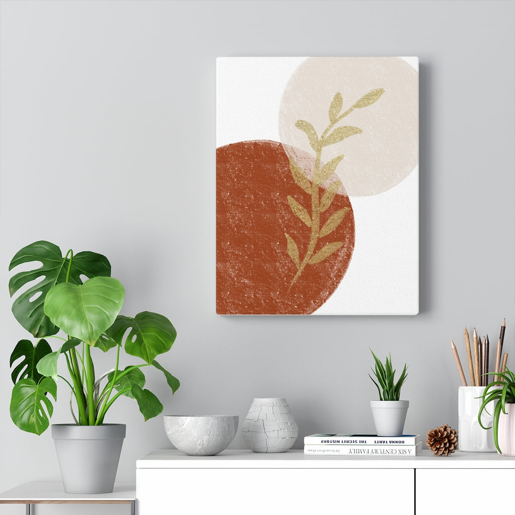 Boho Southwestern | Mid Century Canvas Watercolor Wall Art