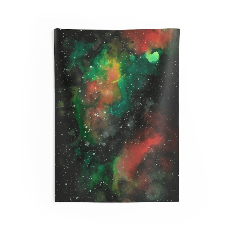 Abstract Tapestry | Black Green Red