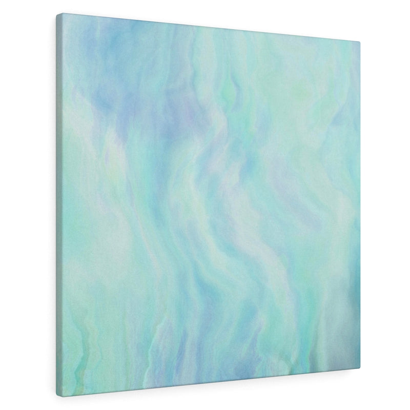 ABSTRACT WALL CANVAS ART | Blue Teal Purple