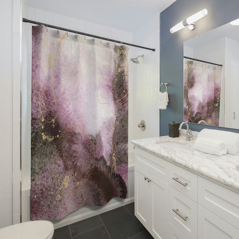 Boho Shower Curtain | Lilac Purple Ombre