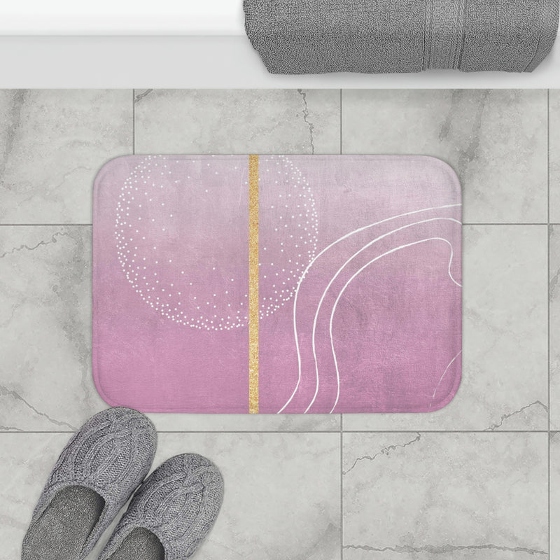 Pink Minimalist | Abstract Bath Mat