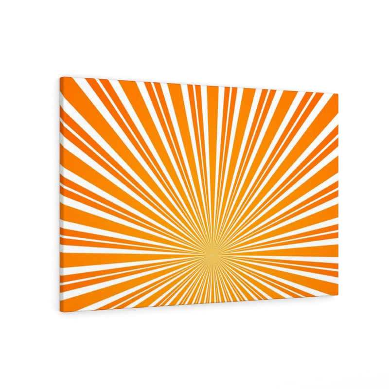 RETRO WALL CANVAS ART | Yellow Orange White