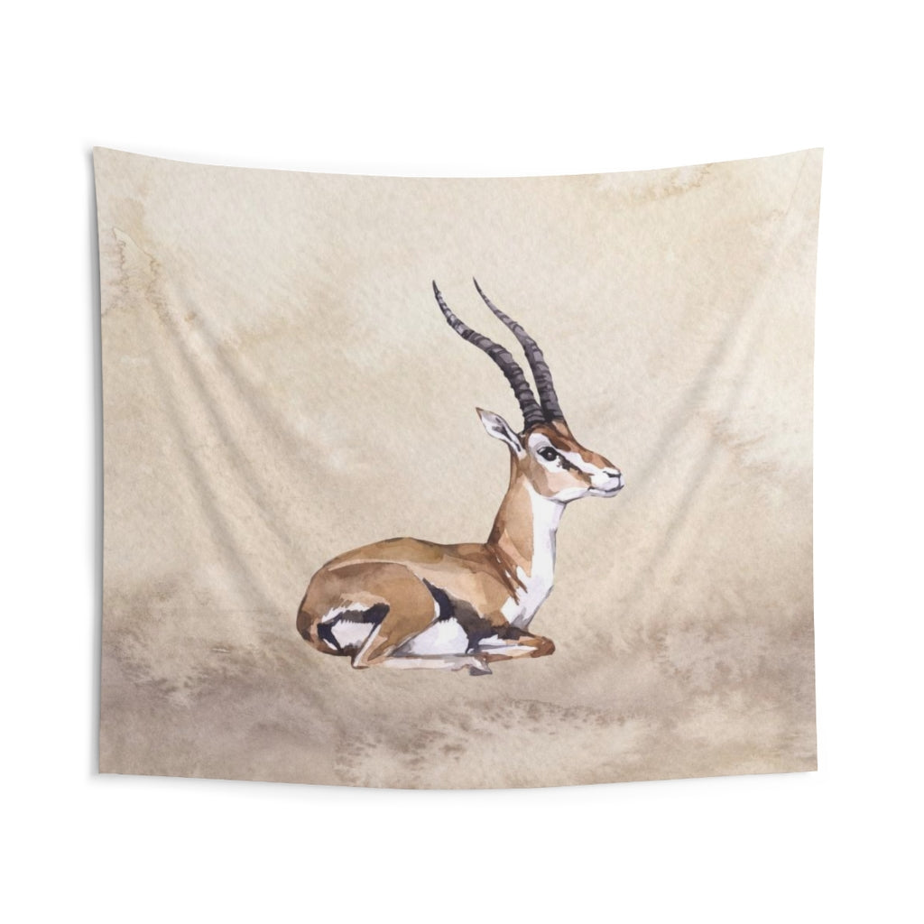 Safari Tapestry | Beige Gazelle