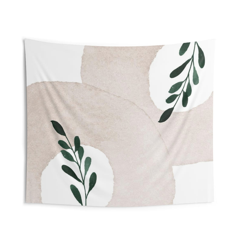 Floral Tapestry | White Beige Green