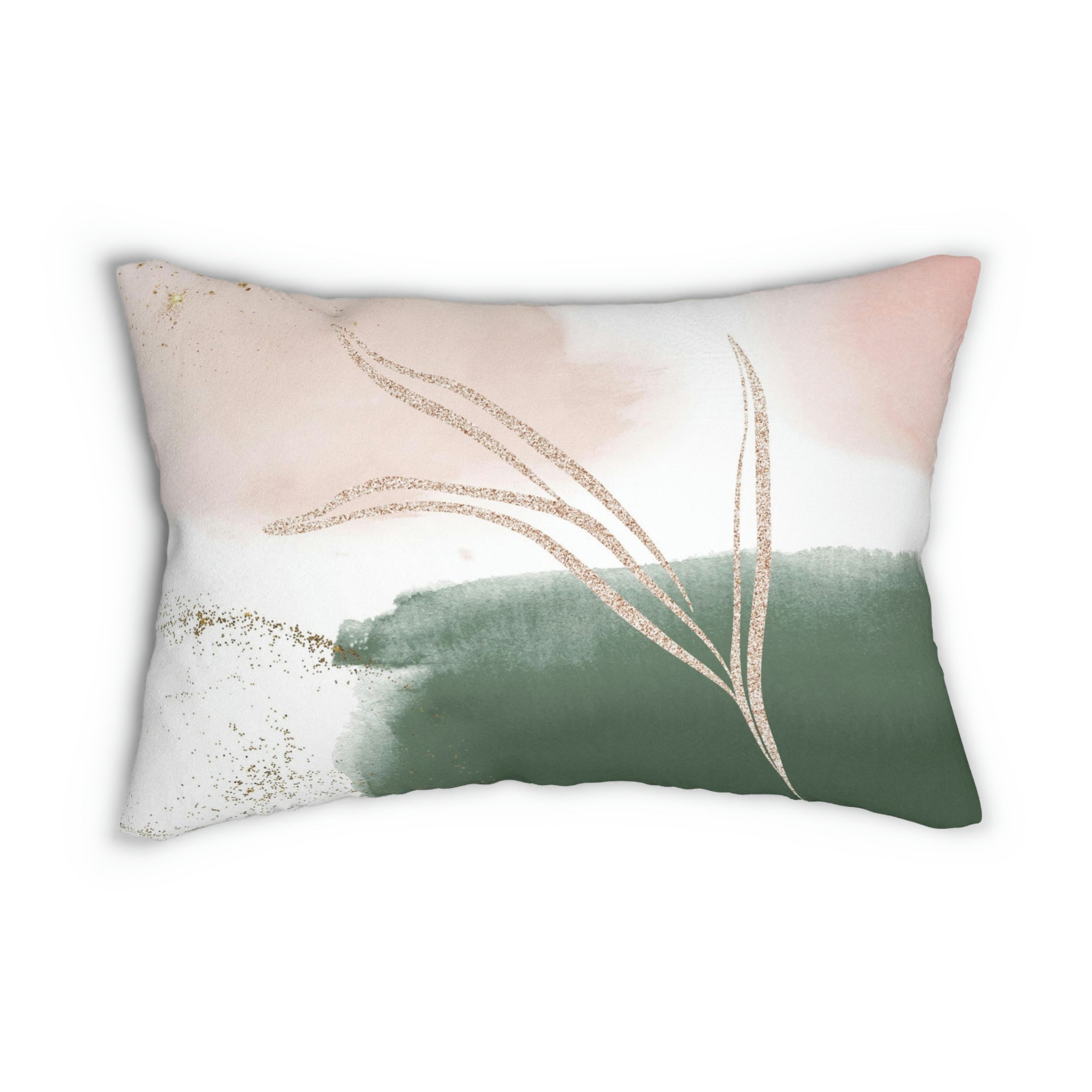 Lumbar rectangle throw pillow