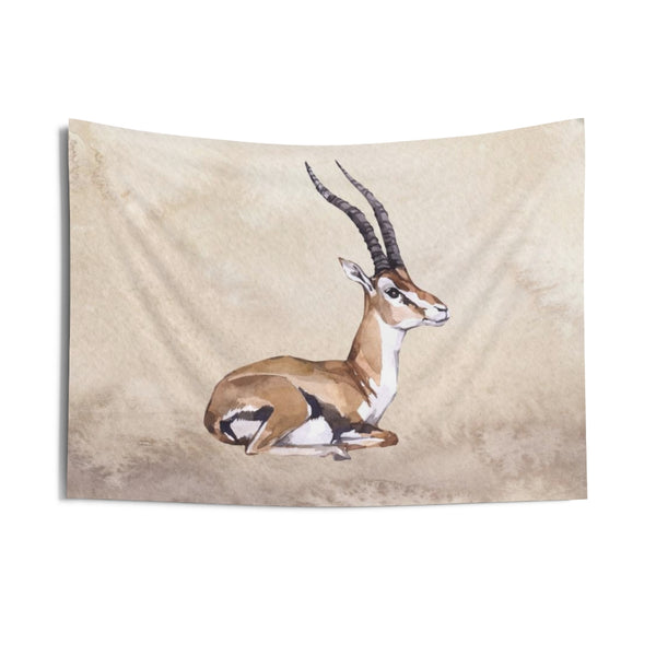 Safari Tapestry | Beige Gazelle