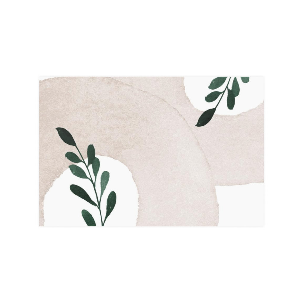 Boho Art Prints | Cream Green