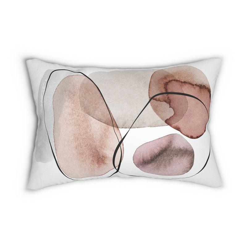 Lumbar rectangle throw pillow