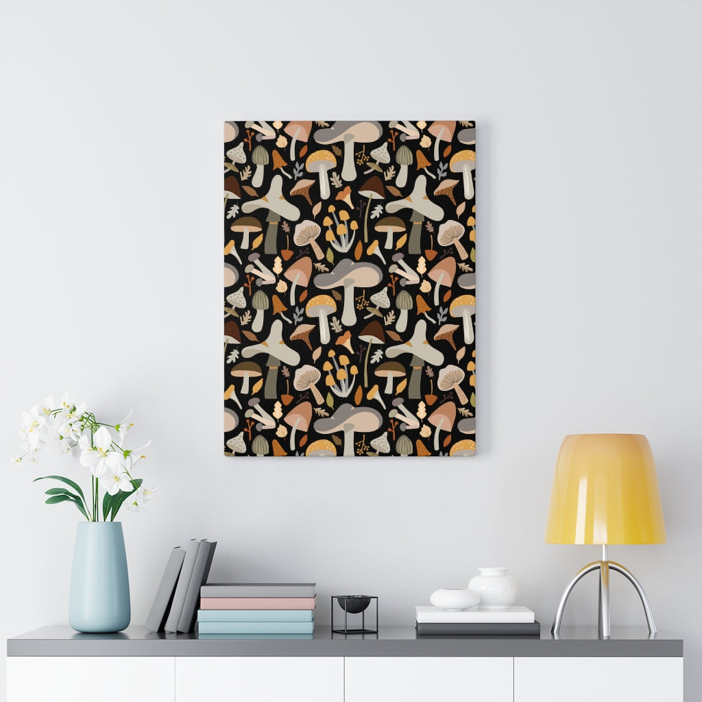 WHIMSICAL CANVAS ART | Black Grey Beige