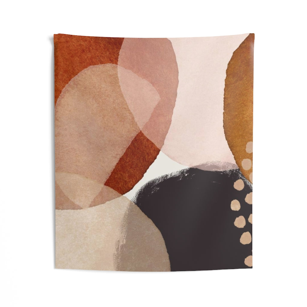 Abstract Tapestry | Rust Beige Brown