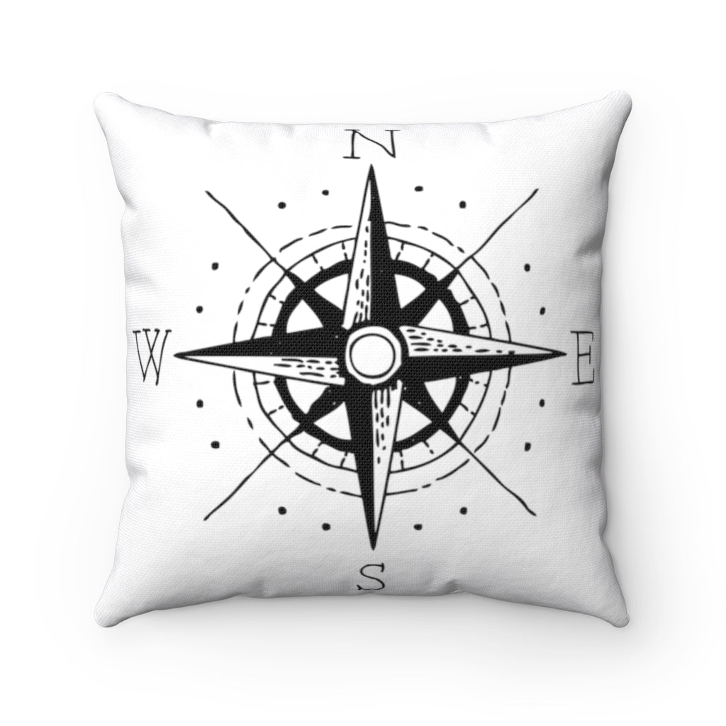 Boho Pillow Cover | Black Nautical