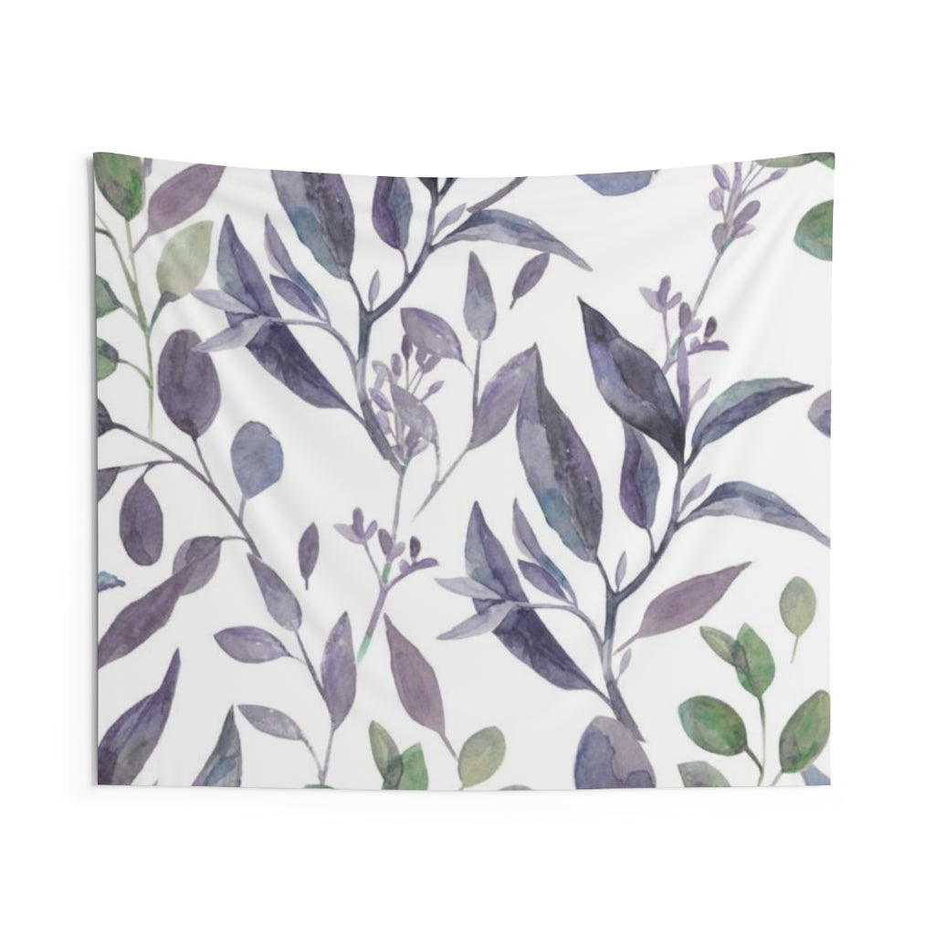 Floral Tapestry | Purple Green White