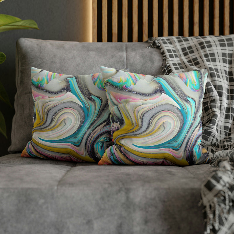 Abstract Pillow Cover | Funky Colorful